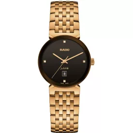 Rado Florence Classic women's watch R48917703, rose gold stainless steel strap