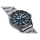 Orient Mako III Kamasu men's watch RA-AA0004E39B, green dial, silver stainless steel strap