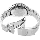 Orient Mako III men's watch RA-AA0821S39B, silver dial, silver stainless steel strap