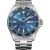 Orient Mako III Kamasu men's watch RA-AA0824L39B, blue dial, silver stainless steel strap