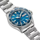 Orient Mako III Kamasu men's watch RA-AA0824L39B, blue dial, silver stainless steel strap