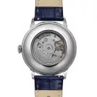 Orient Bambino men's watch RA-AC0030L30B, blue dial, blue leather strap