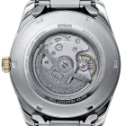 Orient Stretto Sun & Moon men's watch RA-AK0312S30B, silver dial, silver stainless steel strap