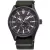 Orient Defender II men's watch RA-AK0403N10B, black dial, green textile strap