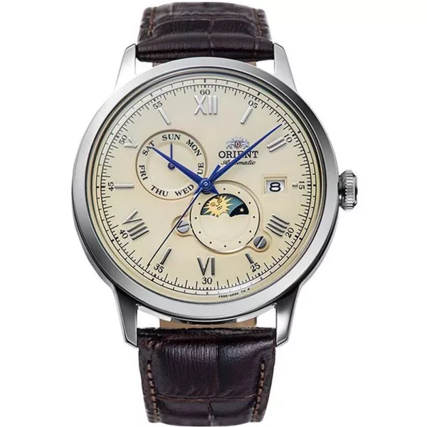 Orient Bambino Sun and Moon men's watch RA-AK0803Y30B