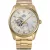 Orient Contemporary Open Heart men's watch RA-AR0007S30B, silver dial, gold stainless steel strap