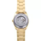Orient Contemporary Open Heart men's watch RA-AR0007S30B, silver dial, gold stainless steel strap