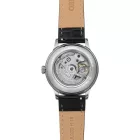 Orient Bambino 36 unisex watch RA-BB0103S30B, silver dial, brown leather strap