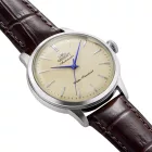 Orient Bambino 36 unisex watch RA-BB0104Y30B, beige dial, brown leather strap