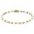 Rebel & Rose Mix Virgin White female bracelet XS RR-40113-G-XS