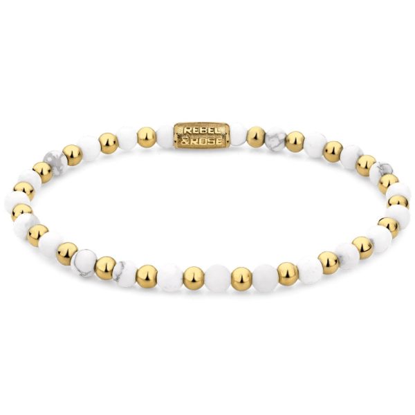 Rebel & Rose Mix Virgin White female bracelet XS RR-40113-G-XS
