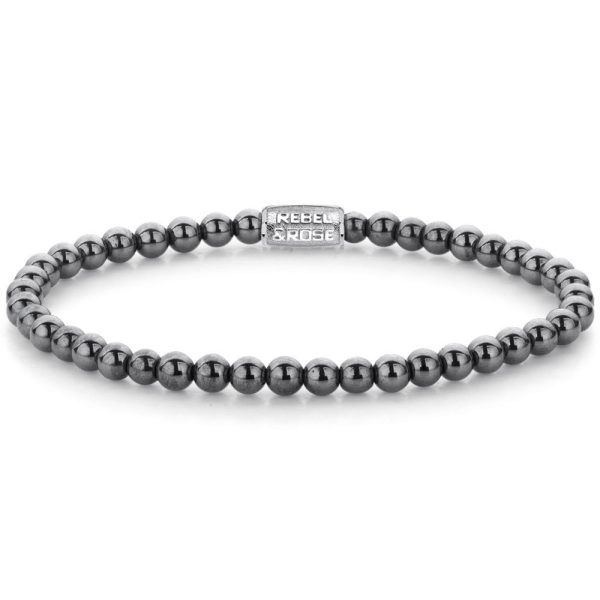 Rebel & Rose Grey Silver Shine female bracelet XS RR-40131-S-XS