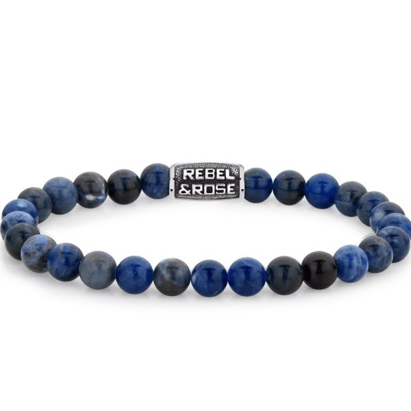 Rebel & Rose Midnight Blue Vintage man bracelet M RR-60116-V-M