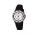 Lorus kids' watch RRX41CX-9, white dial, black silicone strap