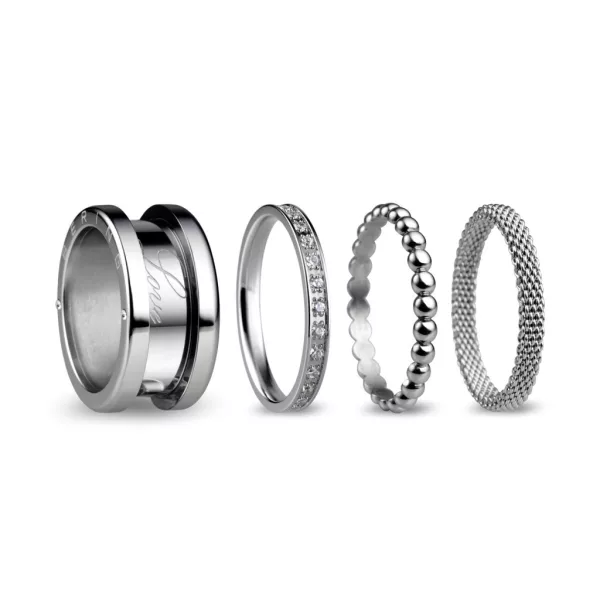 Bering women's ring combination SILVERLIGHTS-10