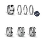 Bering female ring set SILVERLIGHTS-9