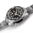 Seiko Prospex Marinemaster 1968 remake men's watch SLA021J1, black dial, silver stainless steel strap