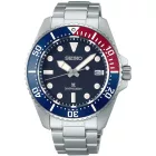 Seiko Prospex Solar Diver’s men's watch SNE595P1, blue dial, silver stainless steel strap