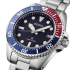 Seiko Prospex Solar Diver’s men's watch SNE595P1, blue dial, silver stainless steel strap