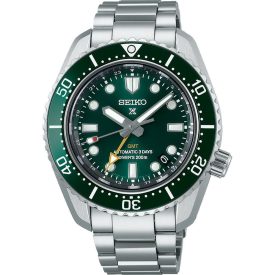  Seiko Prospex 'Marine Green' GMT men's watch SPB381J1