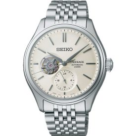   Seiko Presage Classic Shiro-iro Open heart men's watch SPB469J1