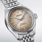 Seiko Presage Classic Fushi-iro men's watch SPB523J1, brown dial, silver stainless steel strap