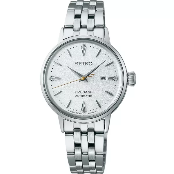 Seiko Presage Hot Buttered Rum Diamond Set Cocktail Time women's watch SRE017J1