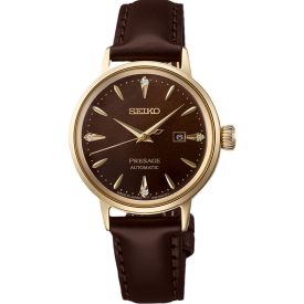  Seiko Presage Jamaican Coffee Diamond Set Cocktail Time women's watch SRE020J1