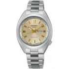 Seiko 5 Sports Hebitama SNXS in Double cream women's watch SRE023K1, gold dial, silver stainless steel strap