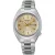 Seiko 5 Sports Hebitama SNXS in Double cream women's watch SRE023K1, gold dial, silver stainless steel strap
