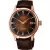 Seiko Presage men's watch SRPB46J1, brown dial, brown leather strap