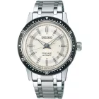 Seiko Presage 6th Decade 60th Anniversary Limited Edition men's watch SRPK61J1, beige dial, silver stainless steel strap