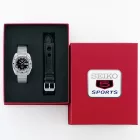 Seiko 5 Sports Heritage Design Re-Creation “Pepper black” Limited Edition men's watch set SRPL05K1