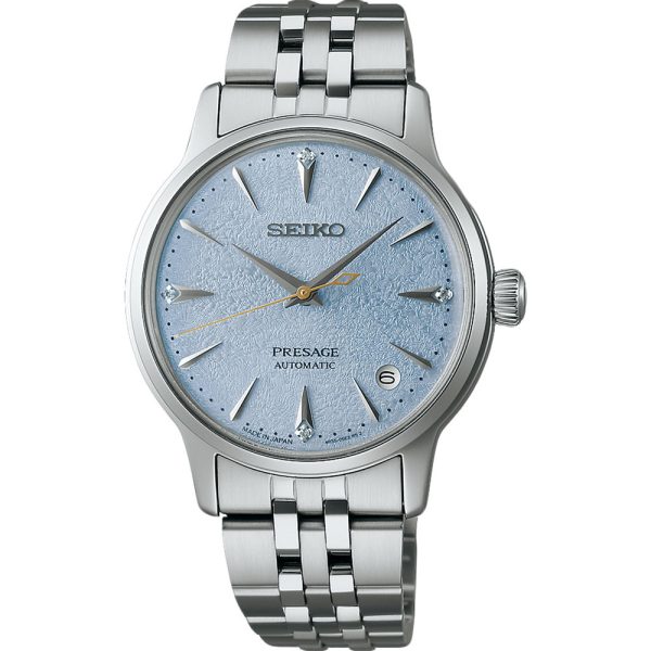 Seiko Presage Frozen Skydiving Diamond Cocktail Time women's watch SRPL61J1