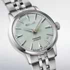 Seiko Presage Frozen Mojito Diamond Cocktail Time women's watch SRPL63J1, green dial, silver stainless steel strap