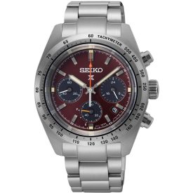   Seiko Prospex Speedtimer European Exclusive in Factory Red Limited Edition men's watch SSC953P1