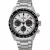Seiko Prospex Speedtimer men's watch SSC961P1, white dial, silver stainless steel strap