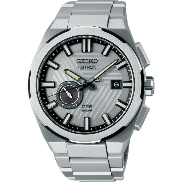 Seiko Astron GPS Solar Silvertone Earth Limited Edition men's watch SSJ037J1