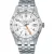 Seiko 5 Sports Field Mechanical GMT men's watch SSK059K1, white dial, silver stainless steel strap