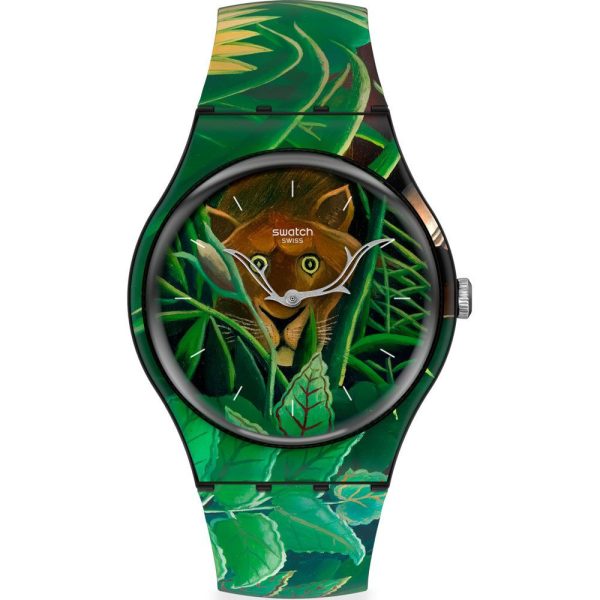 Swatch Moma The Dream By Henri Rousseau unisex watch SUOZ333