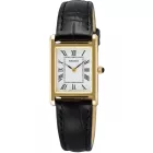Seiko Classic women's watch SWR108P1, white dial, brown leather strap