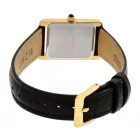 Seiko Classic women's watch SWR110P1, gold dial, brown leather strap