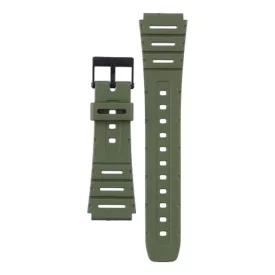 Casio CA-53WF-3 green resin watch strap