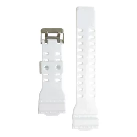 Casio GA-100A-7A white resin watch strap