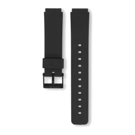 Casio MW-59-1B matte black resin watch strap