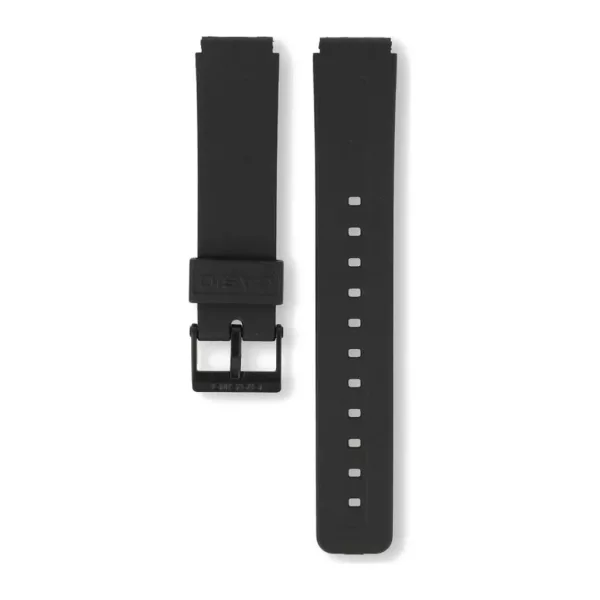 Casio MW-59-1B matte black resin watch strap