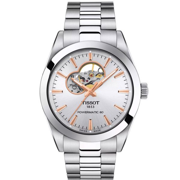 Tissot Classic Gentleman Powermatic 80 Open Heart men's watch T127.407.11.031.01