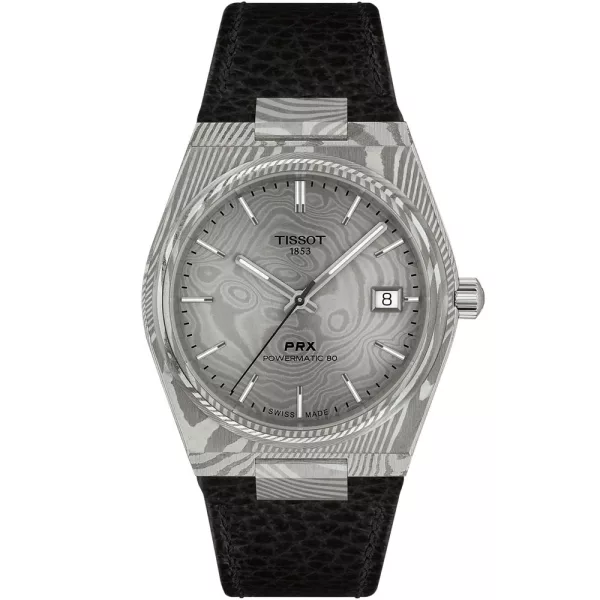 Tissot Classic PRX Damascus Steel Powermatic 80 men's watch T137.807.96.081.00