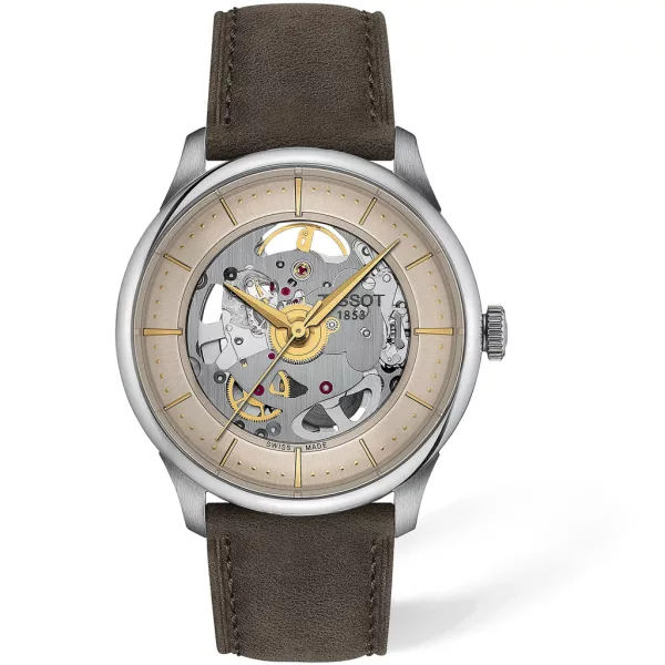 Tissot Chemin des Tourelles Skeleton men's watch T139.836.16.261.00