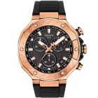 Tissot T-Sport T-Race men's watch T141.417.37.051.00, black dial, black silicone strap